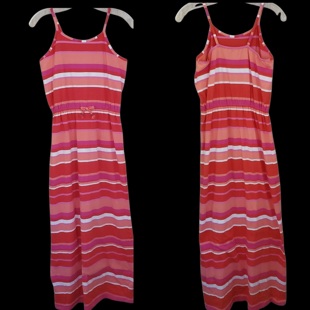 Gymboree Girls Maxi Dress Sz 14‎ XL Long Sundress Sunwashed Days Summer Striped